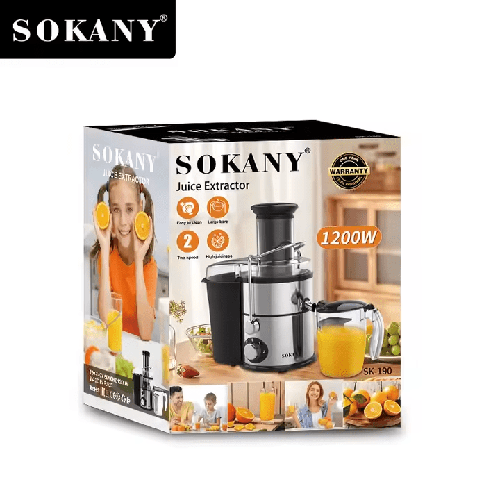 عصارة سوكاني 1200 وات موديل SK-190