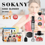 هاند بلندر سوكاني ستانلس ستيل 6×1 استاند بقدرة 1200 وات موديل SK-02029N