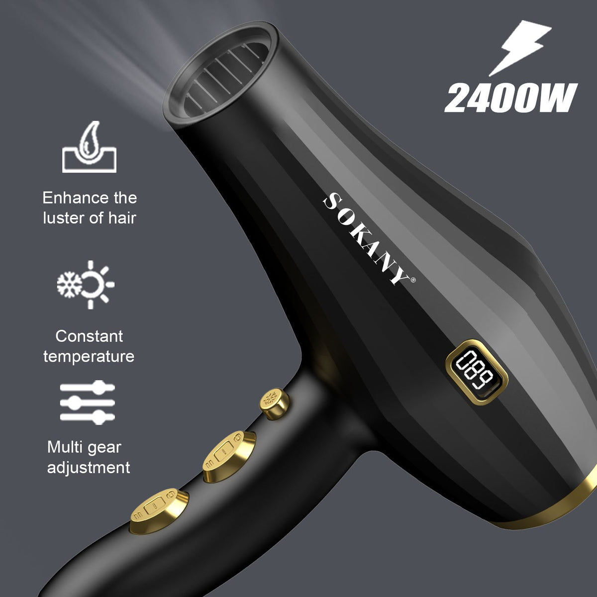 استشوار سوكاني 2400 وات موديل SK-14016