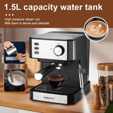 ماكينة قهوة اسبريسو سوكاني 1.5 لتر 850 وات 15 بار موديل SK-04005
