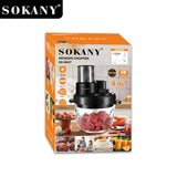 كبة سوكاني زجاج 3 لتر 4*1 متعدده الاستخدام 1000 وات 3 سرعات موديل SK-06037