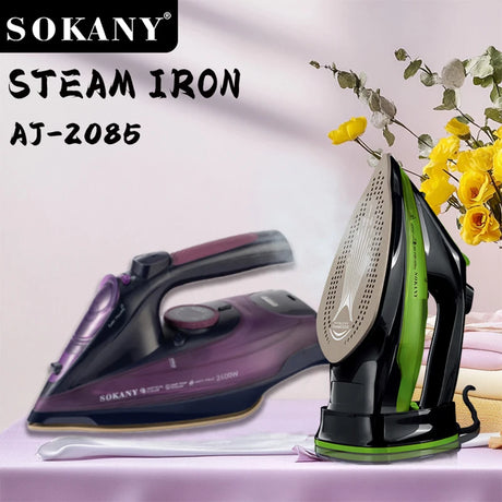 Sokany Clothing Iron with Base 2400 W Capacity 350 ml Model AJ-2085