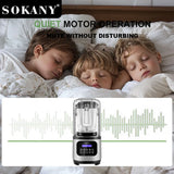 خلاط سوكاني ديجيتال كاتم للصوت 8000 وات 6 سرعات 2 لتر موديل SK-03024