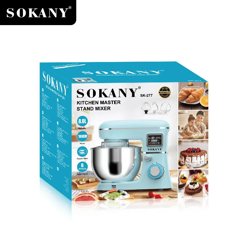عجانة سوكاني ديچيتال 8 لتر 1800 وات 6 سرعات موديل SK-277