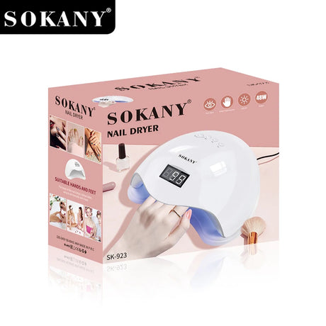 مجفف أظافر سوكاني ديچيتال LED-UV بقدرة 48 وات موديل SK-923