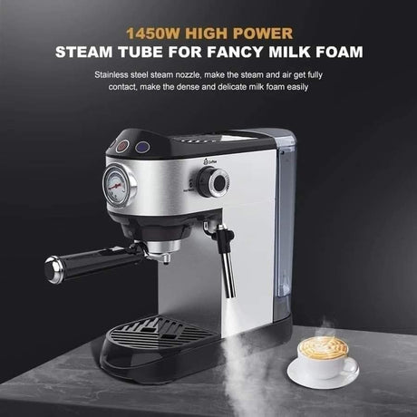 ماكينة قهوة اسبريسو سوكاني 1 لتر 1450 وات 15 بار موديل SK-696B