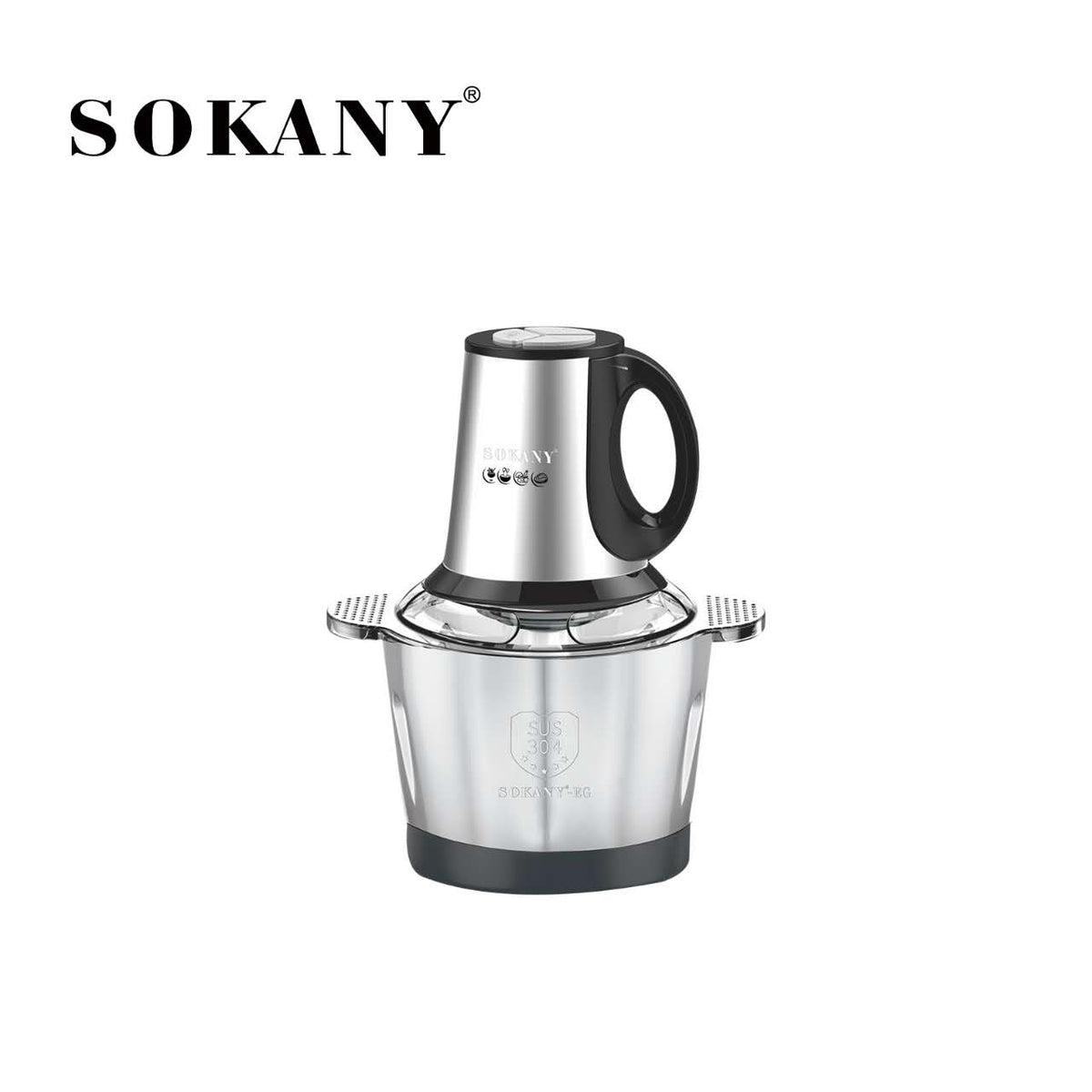 كبة سوكاني ستانلس ستيل 3 لتر 800 وات 3 سرعات موديل SK-7011N