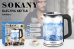 ⁦غلاية سوكاني زجاج 1.8 لتر 1500 وات موديل SK-09012⁩ - الصورة ⁦2⁩