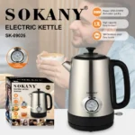 ⁦غلاية سوكاني استانلس ستيل عداد 1.7 لتر 3000 وات موديل SK-09026⁩ - الصورة ⁦2⁩