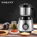 ⁦مطحنة توابل استنالس ستيل سوكاني 300 جرام 500 وات موديل SK-156⁩ - الصورة ⁦4⁩