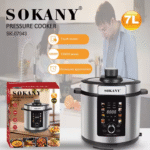 ⁦حلة ضغط ديجيتال سوكاني سعة 7 لتر 1500 وات موديل SK-07043⁩ - الصورة ⁦2⁩
