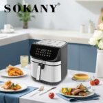 ⁦قلايه سوكانى ديجيتال 9لتر2200وات 2سخان  SK-10059N⁩ - الصورة ⁦4⁩
