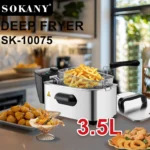 ⁦قلايه سوكانى زيت 3.5لتر2000وات  SK-10075⁩ - الصورة ⁦5⁩