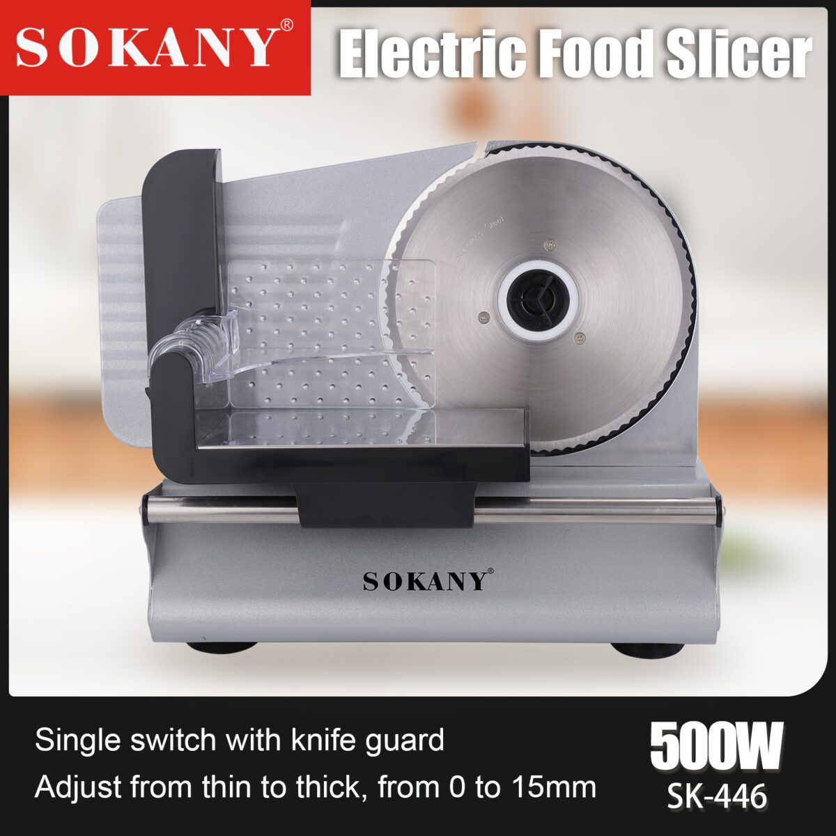 Sokany Slicer 500W Model SK-446