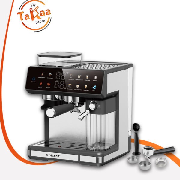 ماكينه قهوه اسبريسو4*1  2.6لتر 1800وات 20بار SK-04032