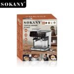 ⁦ماكينه قهوه اسبريسو 4*1  2.6لتر 1800وات 20بار SK-04032⁩ - الصورة ⁦2⁩