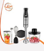 هاند بلندر سوكاني SK-02029 — 1200 وات، 5 في 1 (عصّارة يد، كبة 500 مل، كوب 700 مل، خفّاقة، فومر لبن)، 6 سرعات، موتور نحاس