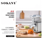 ⁦مفرمه لحمه سوكاني استانلس ستيل ديجيتال 3600 وات موديل SK-06030⁩ - الصورة ⁦4⁩