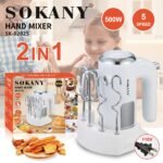 ⁦مضرب بيض سوكاني بقاعده 2 × 1 800 وات موديل SK-02025⁩ - الصورة ⁦5⁩