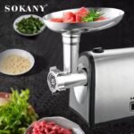 ⁦مفرمه لحمه سوكاني استانلس ستيل 3300 وات موديل SK-06031⁩ - الصورة ⁦3⁩