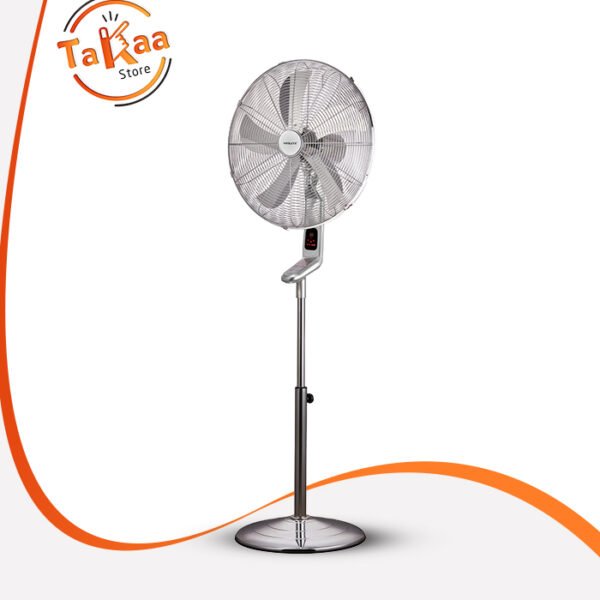 مروحه سوكانى استاند عامود استالنس ديجيتال + ريموت  18بوصه SK-19063